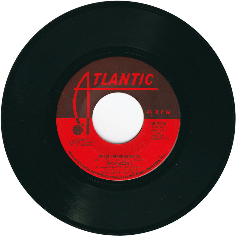 Les McCann - Burnin' Coal / With These Hands