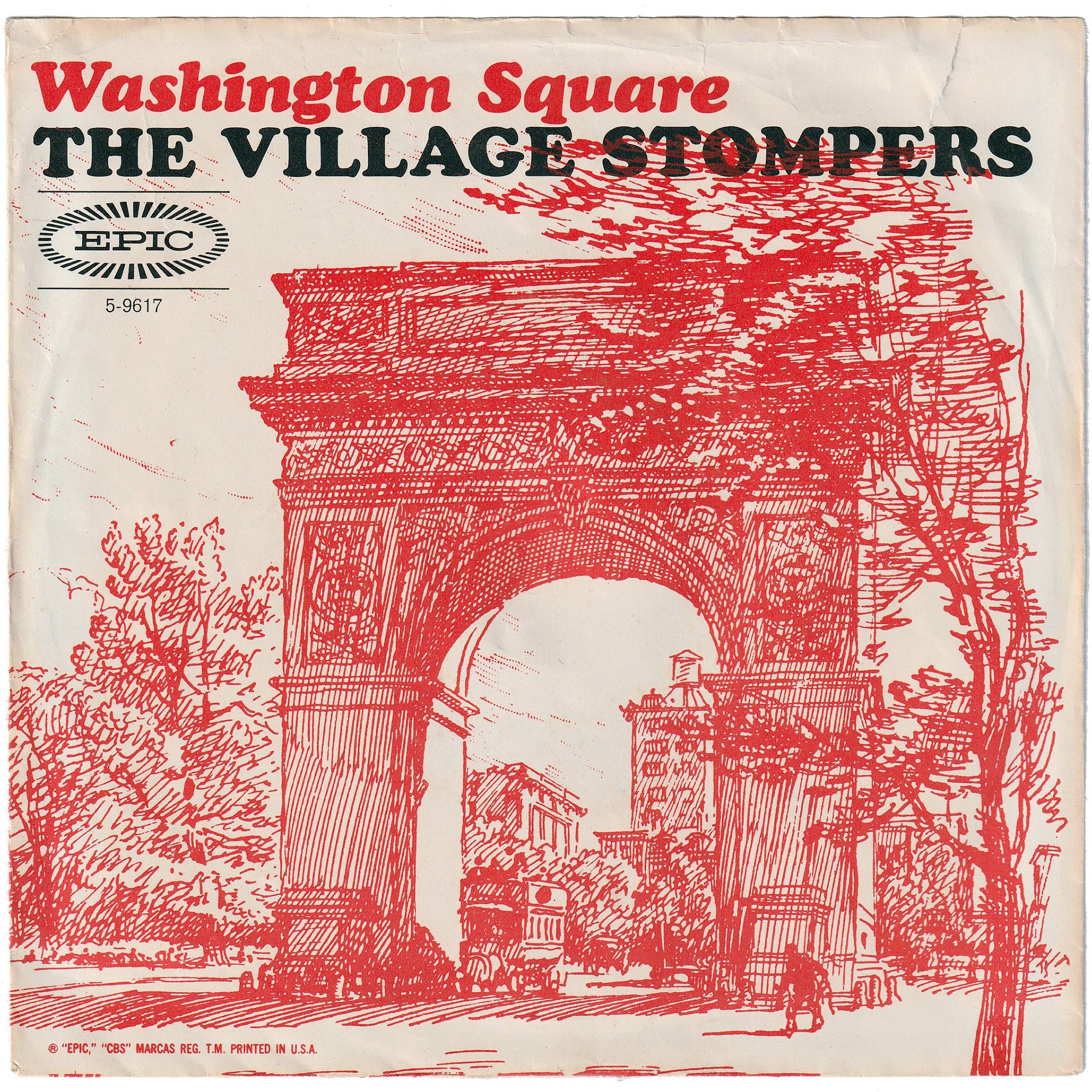 The Village Stompers - Washington Square / Turkish Delight (w/PS)