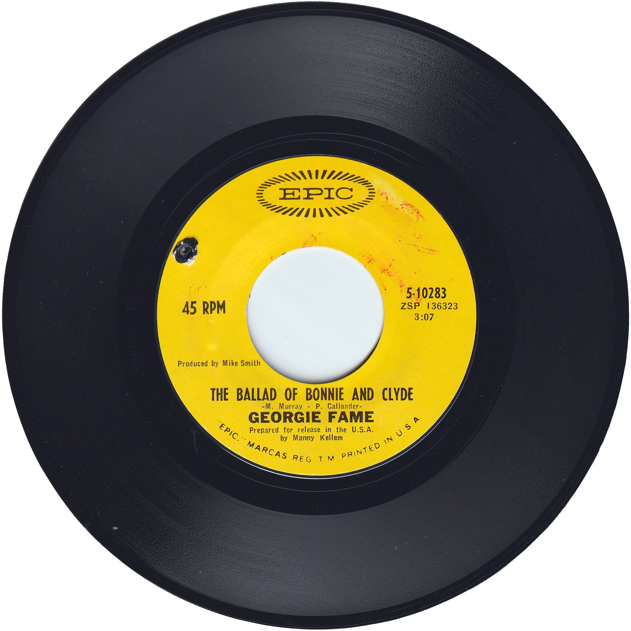 Georgie Fame - The Ballad Of Bonnie & Clyde / Beware Of The Dog Georgie Fame - The Ballad Of Bonnie & Clyde / Beware Of The Dog