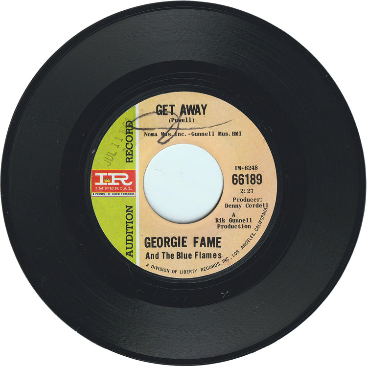 Georgie Fame & The Blue Flames - Get Away / El Bandido (Promo)