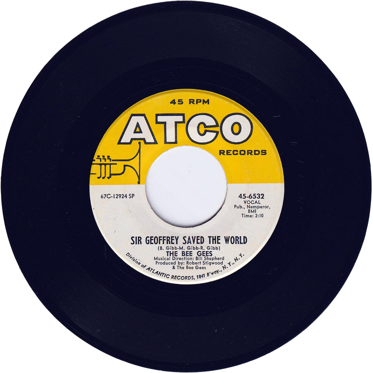 The Bee Gees - (The Lights Went Out In) Massachusetts / Sir Geoffrey Saved The World