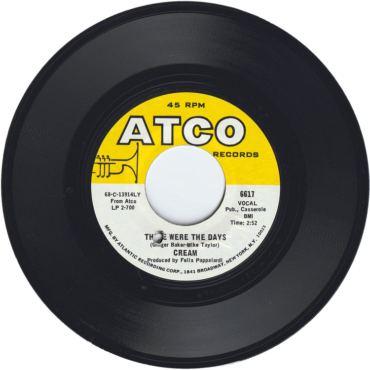 Cream - White Room / Those Were The Days