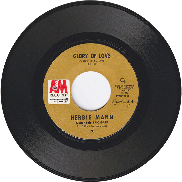Herbie Mann - Unchain My Heart / Glory Of Love