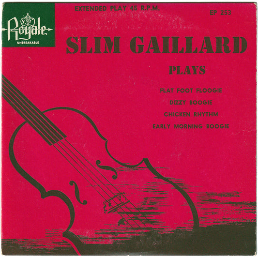 Slim Gaillard - Plays [45rpm, 7inch, 4tracks, EP, w/PS]