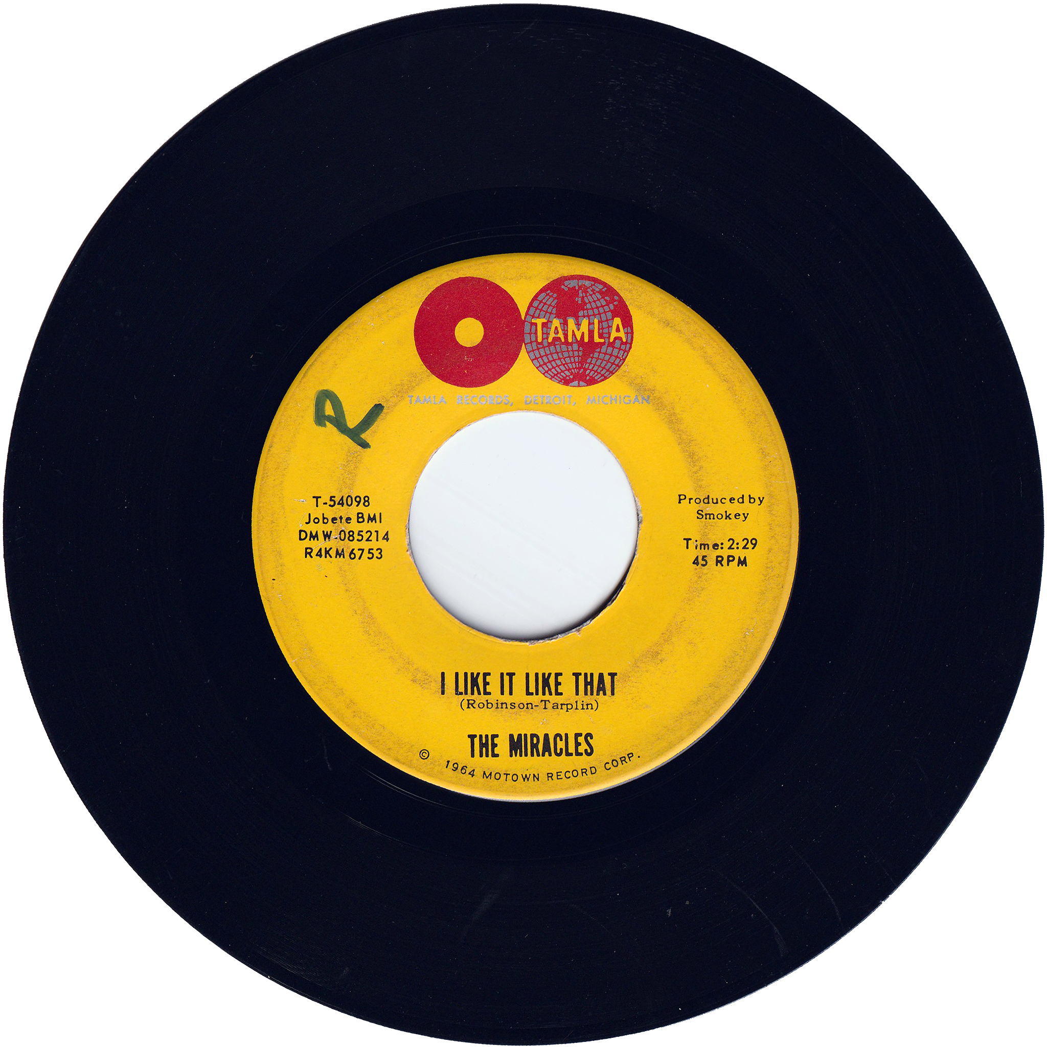 The Miracles - I Like It Like That / You're So Fine & Sweet