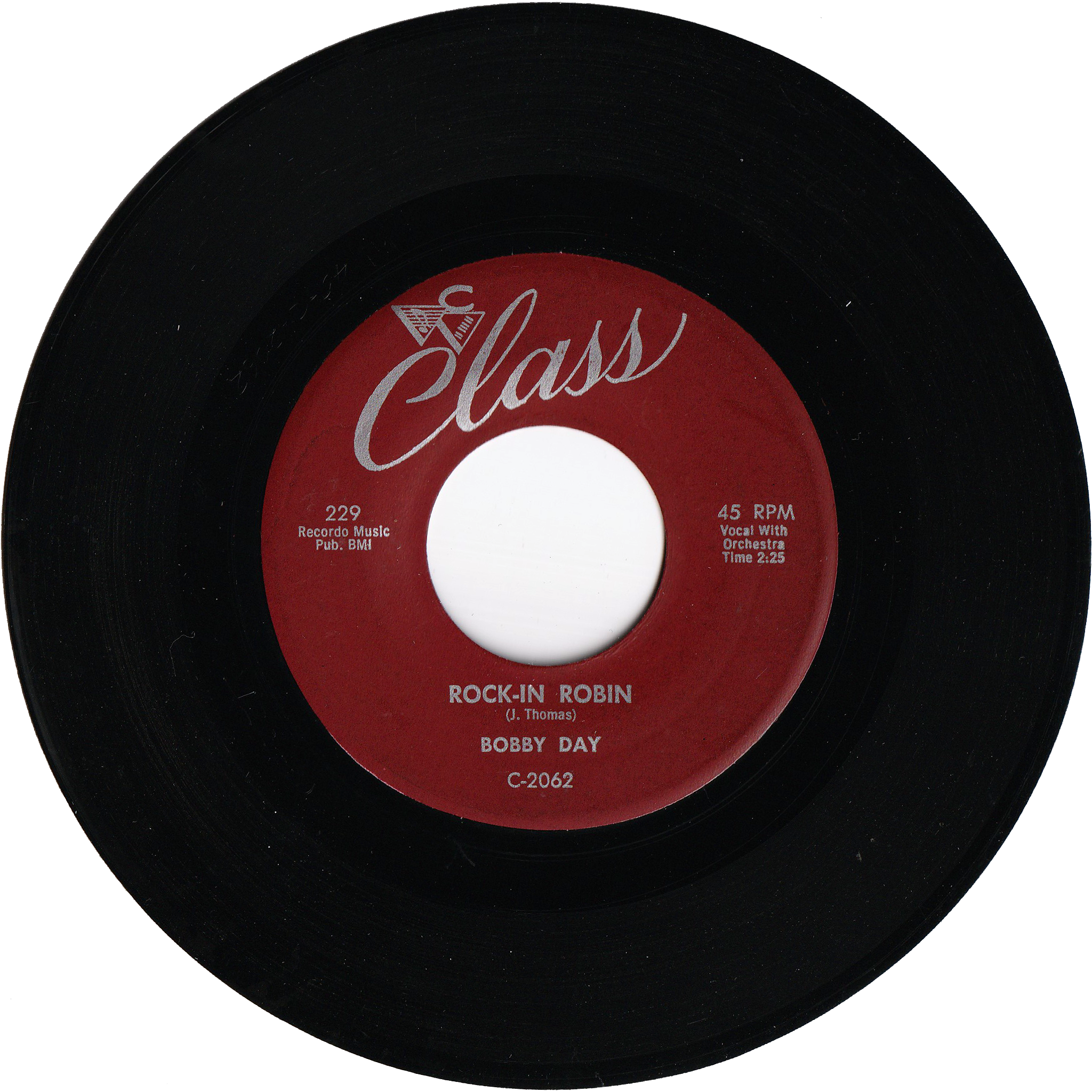 Bobby Day - Rockin' Robin / Over & Over – NIGHT BEAT RECORDS Bobby Day - Rockin' Robin / Over & Over – NIGHT BEAT RECORDS