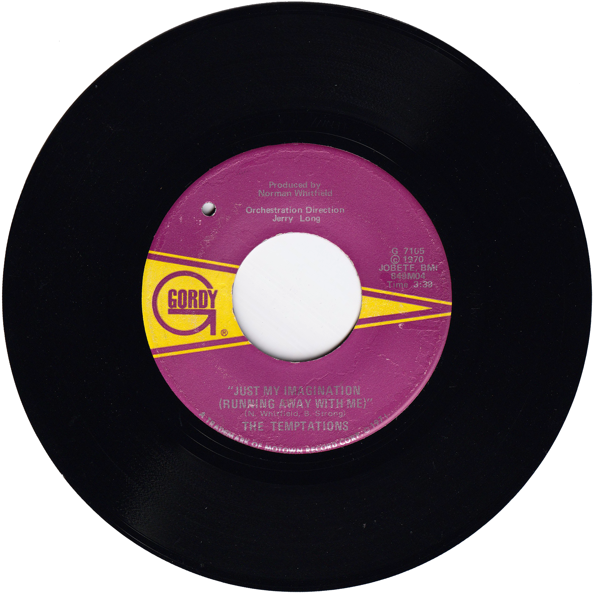 The Temptations - Just My Imagination (Running Away With Me) / You