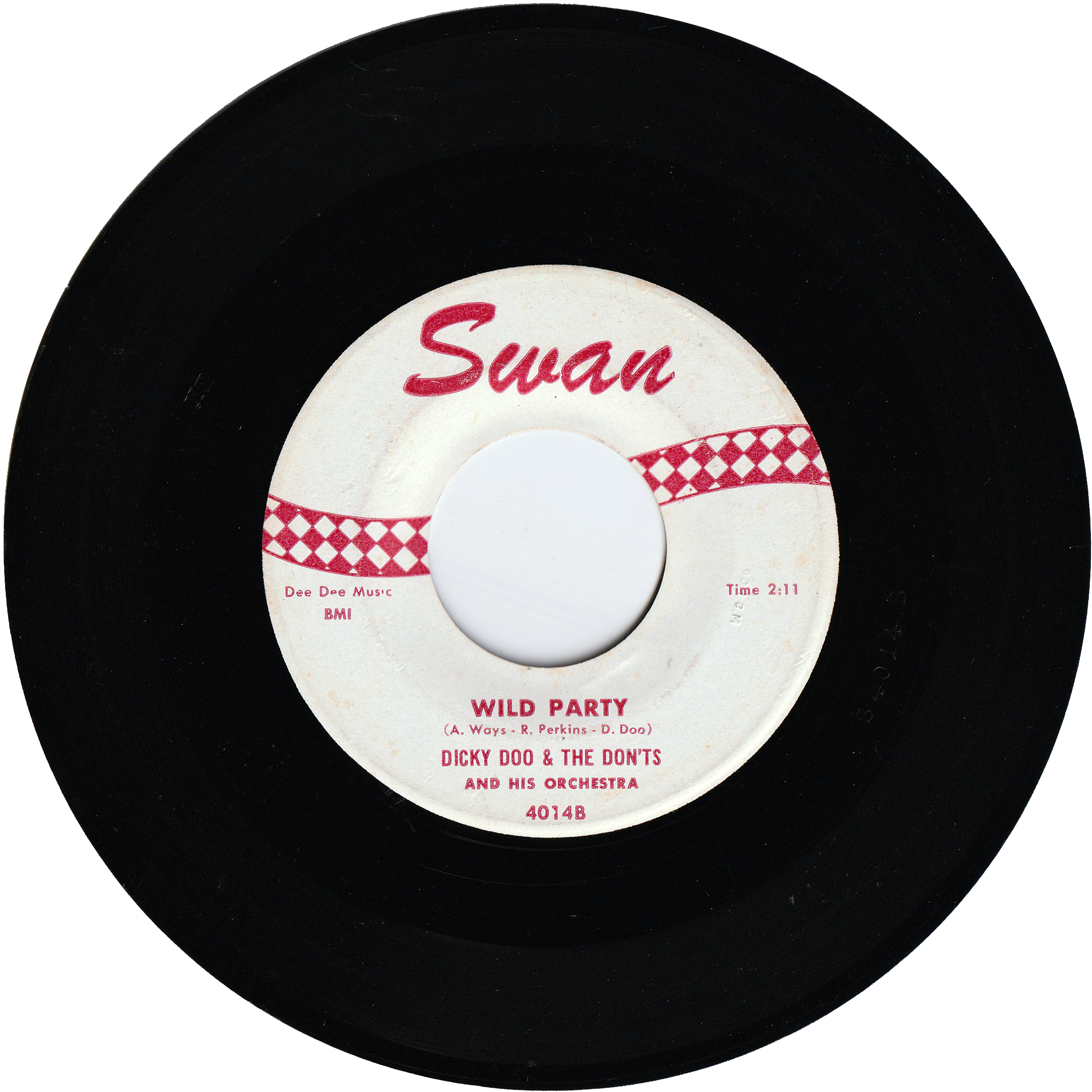 Dicky Doo & The Don'ts - Wild Party / Leave Me Alone (Let Me Cry