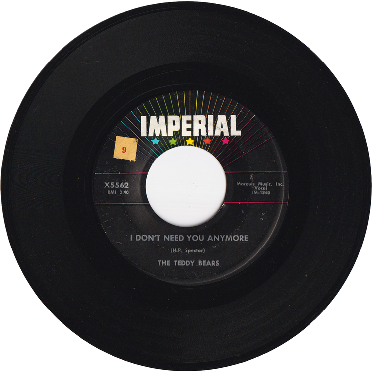 The Teddy Bears - Oh Why / I Don't Need You Anymore