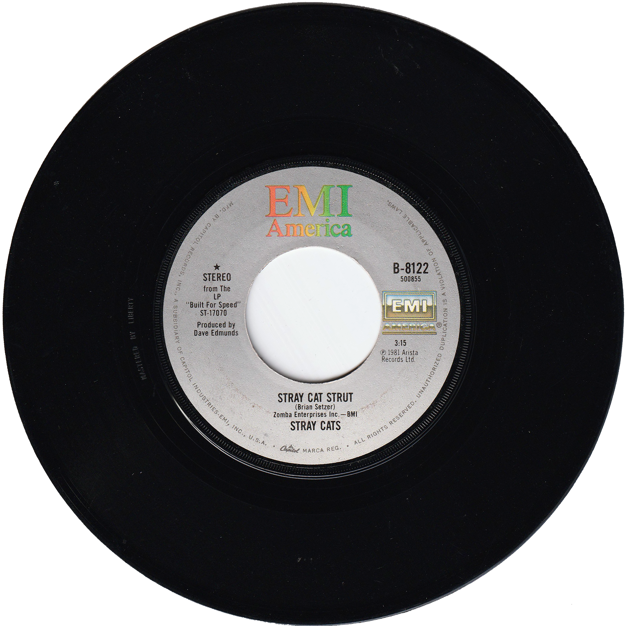 1983年STRAY.CATSピクチャーレコード 超珍しいレコードはまだ聴けます The Stray Cats - Stray Cat Strut / You Don't Believe Me – NIGHT