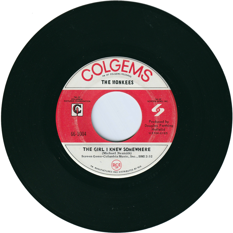 The Monkees - A Little Bit Me, A Little Bit You / The Girl I Knew Somewhere
