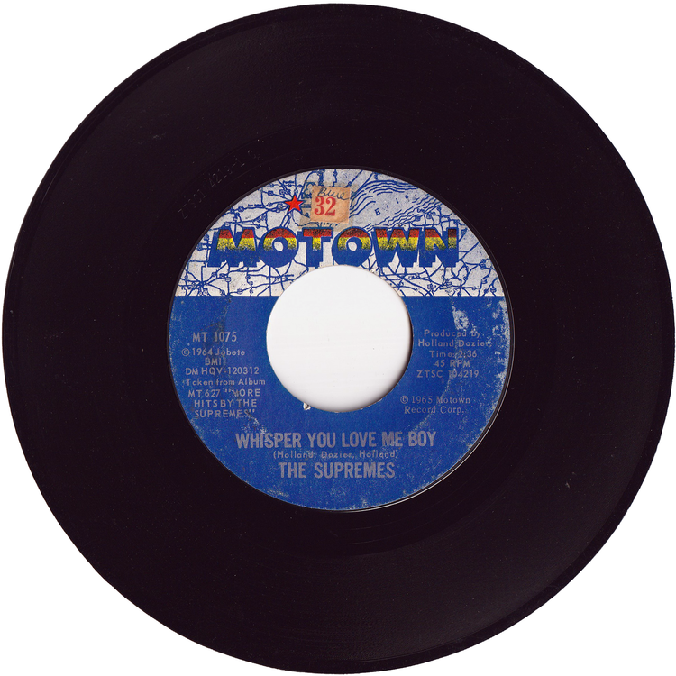 The Supremes - Back In My Arms Again / Whisper You Love Me Boy