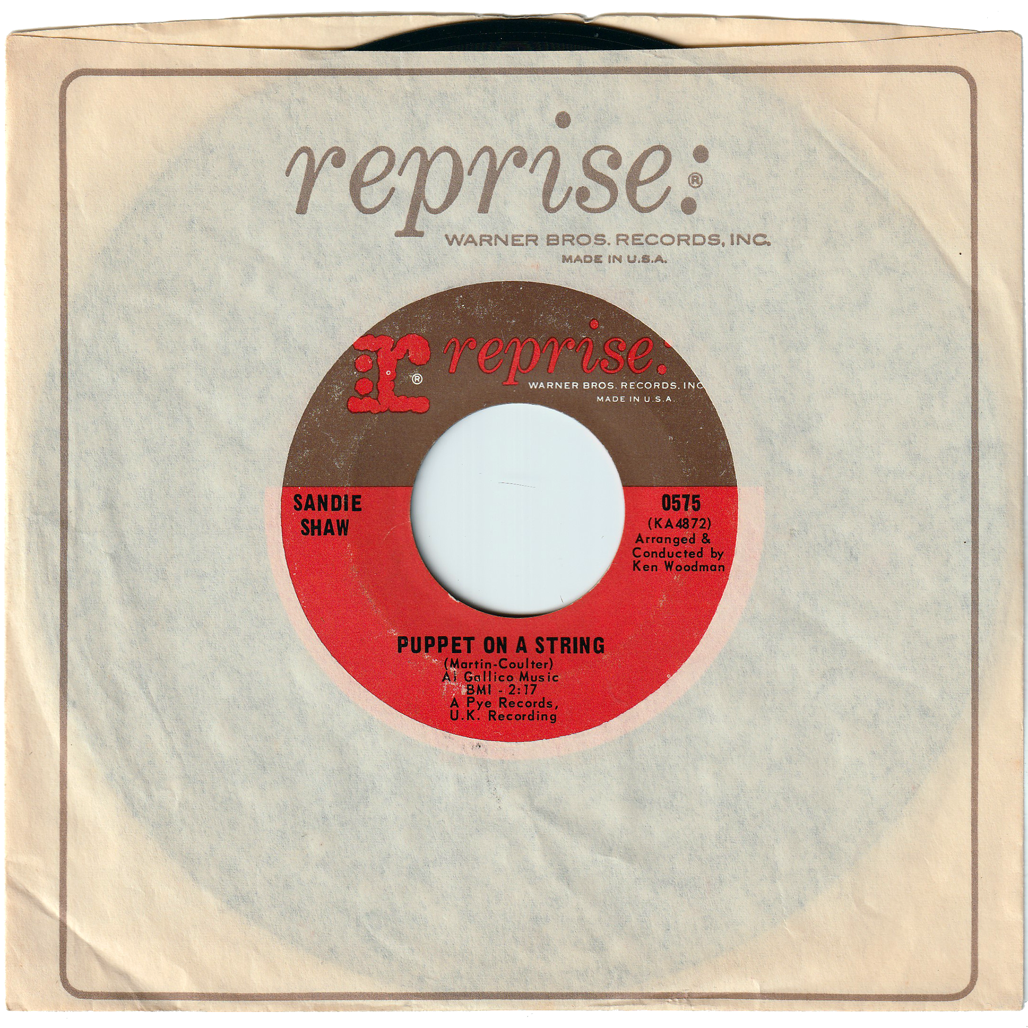 Sandie Shaw - Puppet On A String / I Had A Dream Last Night