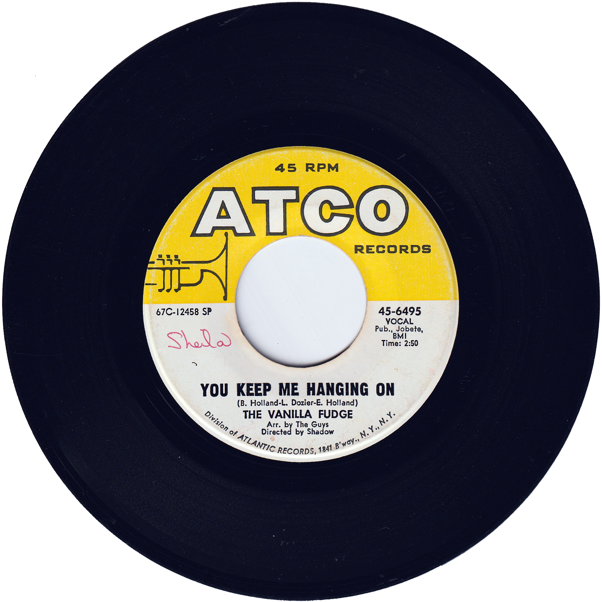 The Vanilla Fudge - You Keep Me Hangin' On / Come By Day, Come By