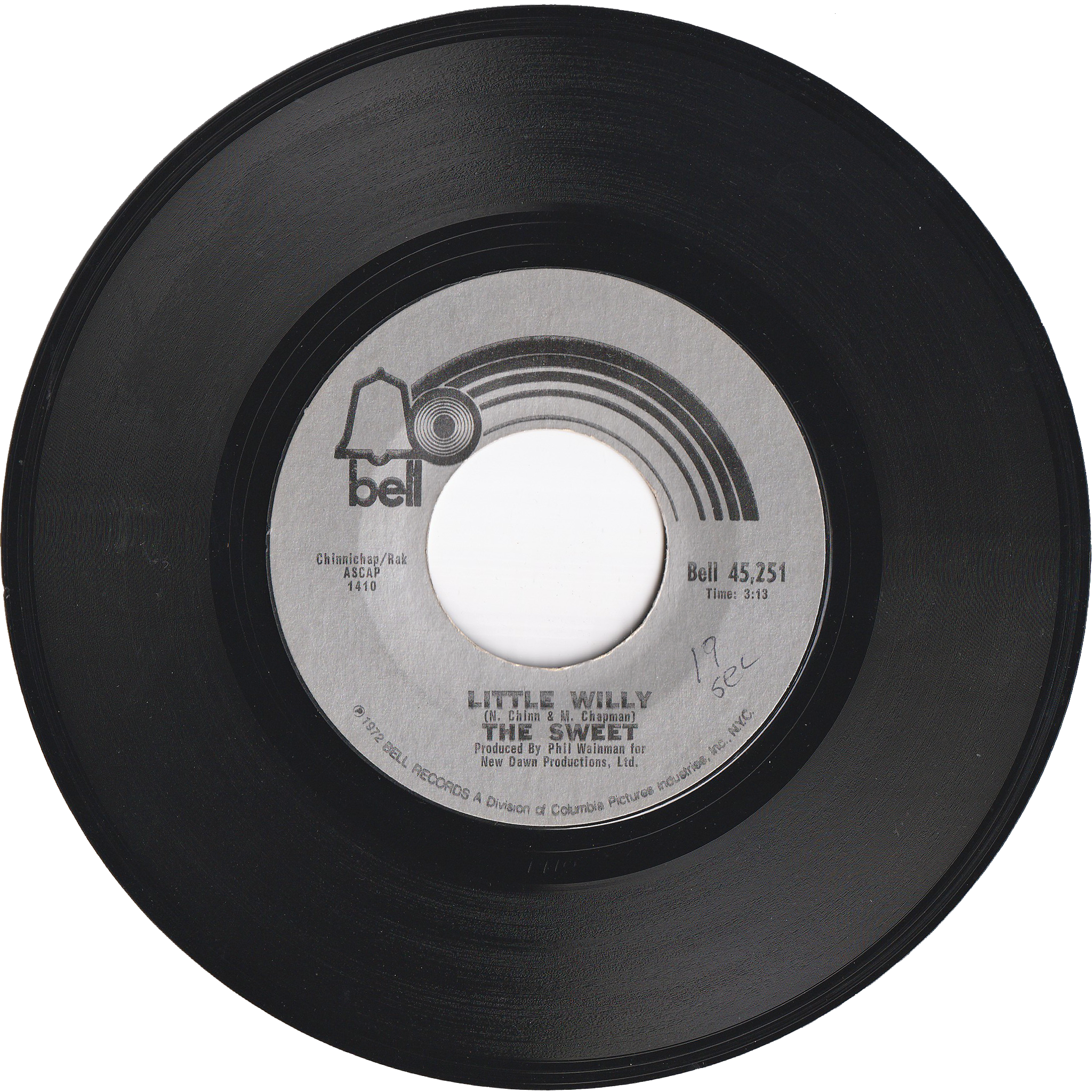 The Sweet - Little Willy / Man From Mecca – NIGHT BEAT RECORDS