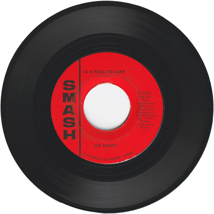 Joe Barry - I'm A Fool To Care / I Got A Feeling