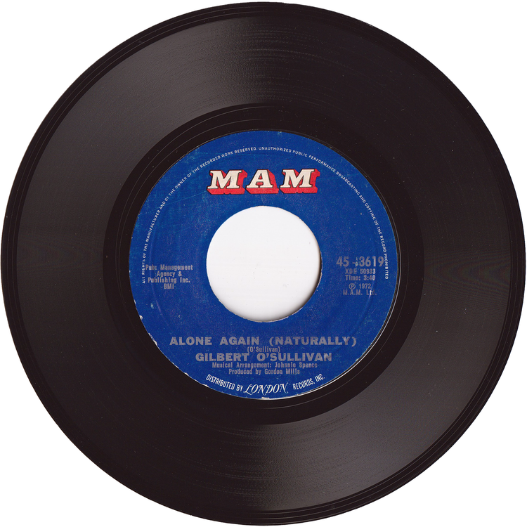 Gilbert O'Sullivan - Alone Again / Save It