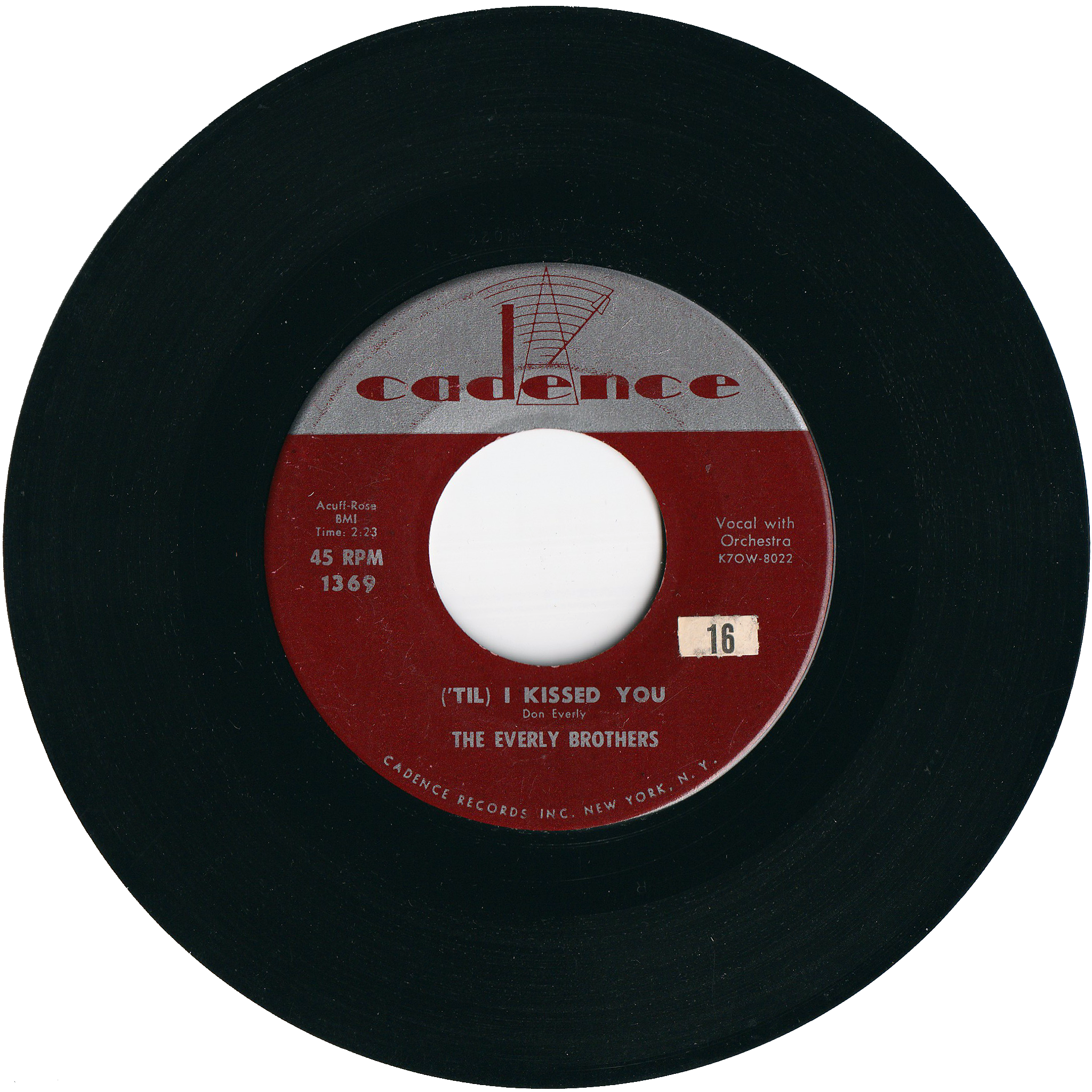The Everly Brothers - ('Til) I Kissed You / Oh, What A