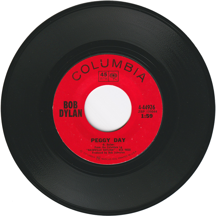Bob Dylan - Lay Lady Lay / Peggy Day