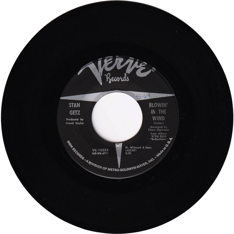 Astrud Gilberto & Stan Getz - The Girl From Ipanema / Blowin' In The Wind