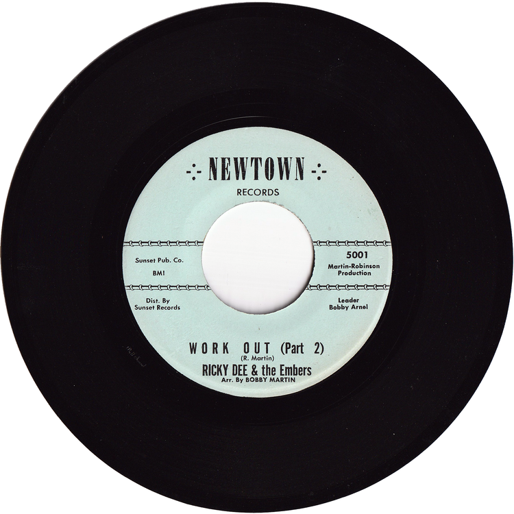 Ricky Dee & The Embers - Work Out Part 1 / Work Out Part 2