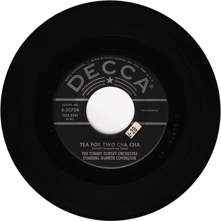 The Tommy Dorsey Orchestra - Tea For Two Cha Cha / My Baby Just Cares For Me