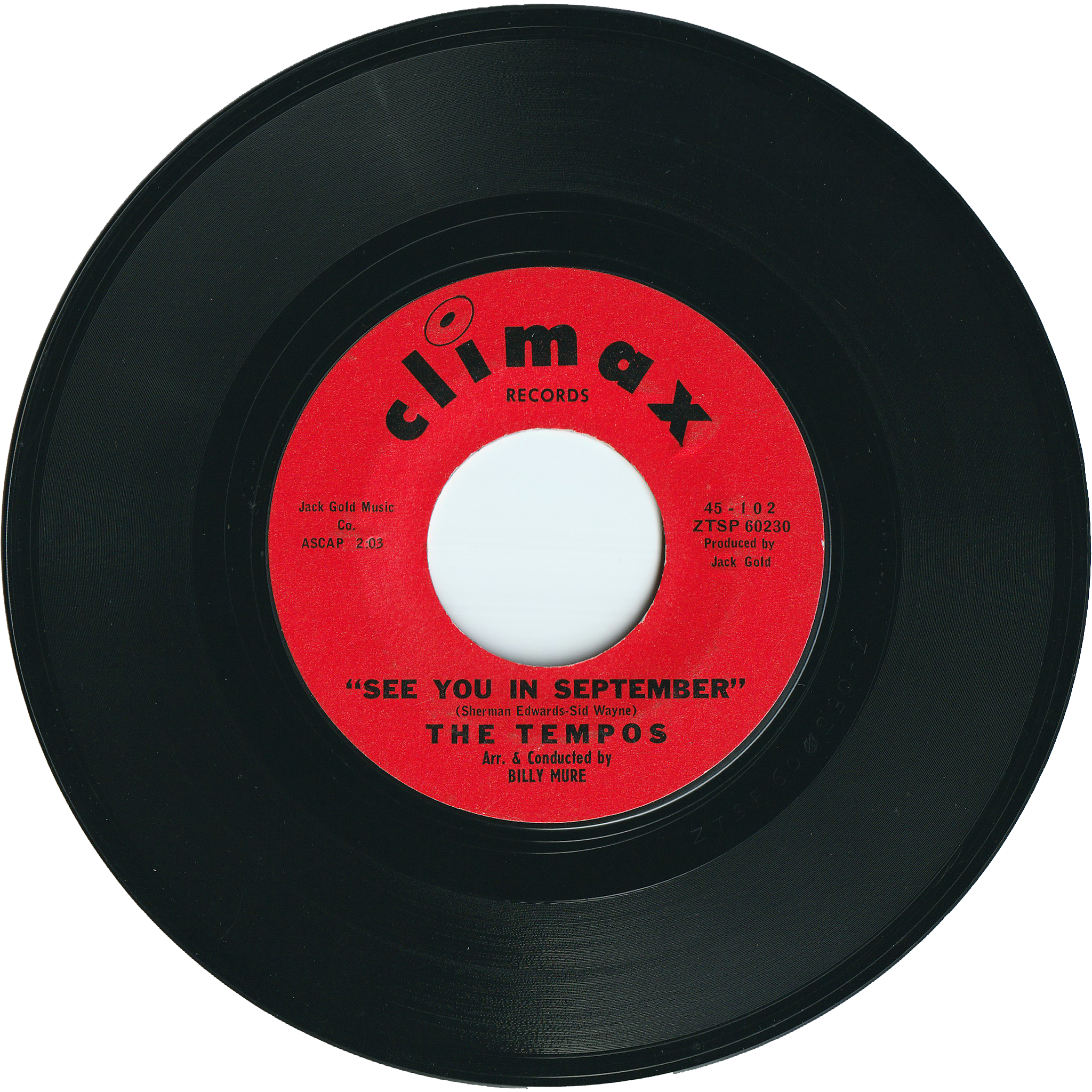 The Tempos - See You In September / Bless You My Love – NIGHT BEAT