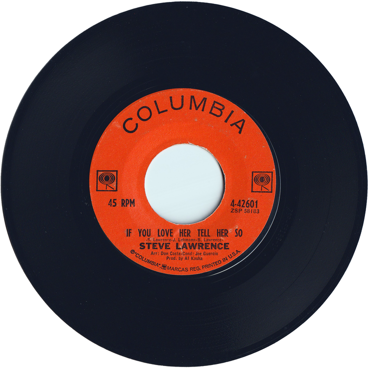 Steve Lawrence - Go Away Little Girl / If You Love Her Tell Her So