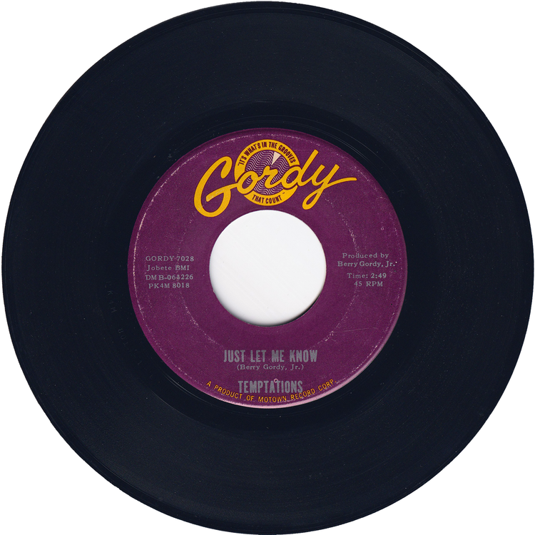 The Temptations - The Way You Do The Things You Do / Just Let Me Know