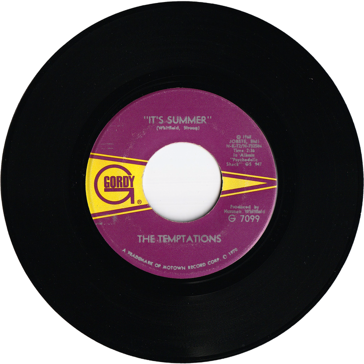 The Temptations - Ball Of Confusion (That's What The World Is Today) / It's Summer
