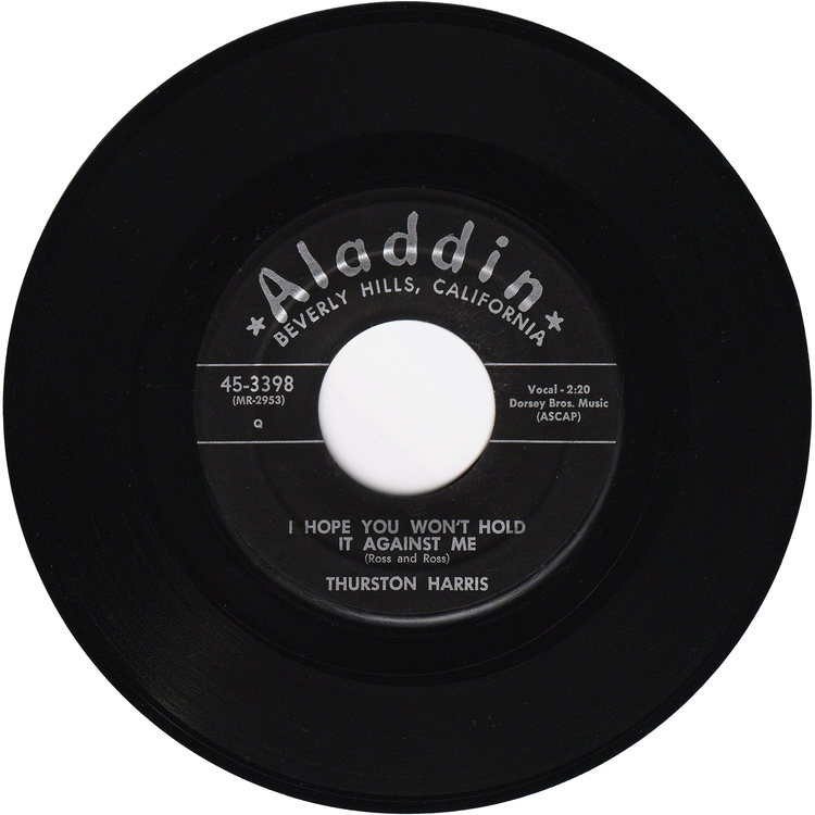 Thurston Harris - Little Bitty Pretty One / I Hope You Won't Hold It Against Me