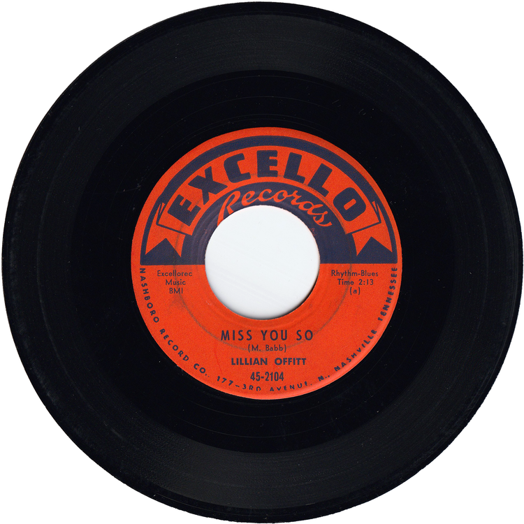 Lillian Offitt - Miss You So / If You Only Knew