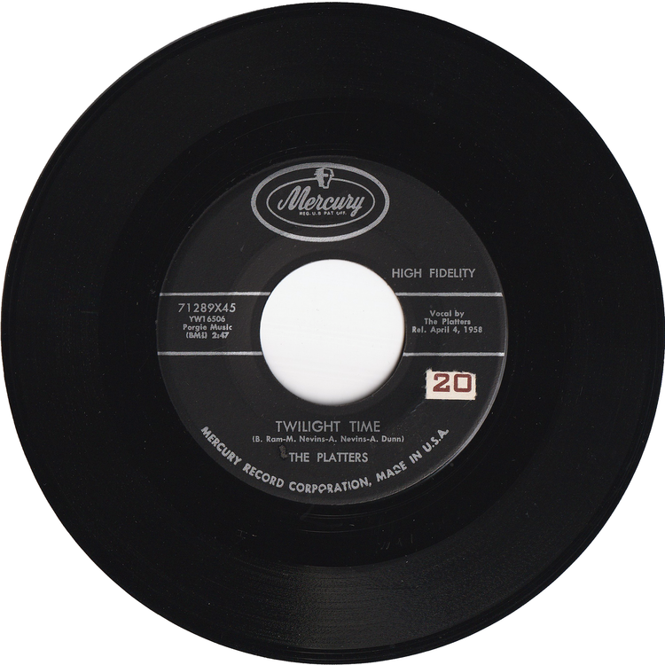 The Platters - Twilight Time / Out Of My Mind