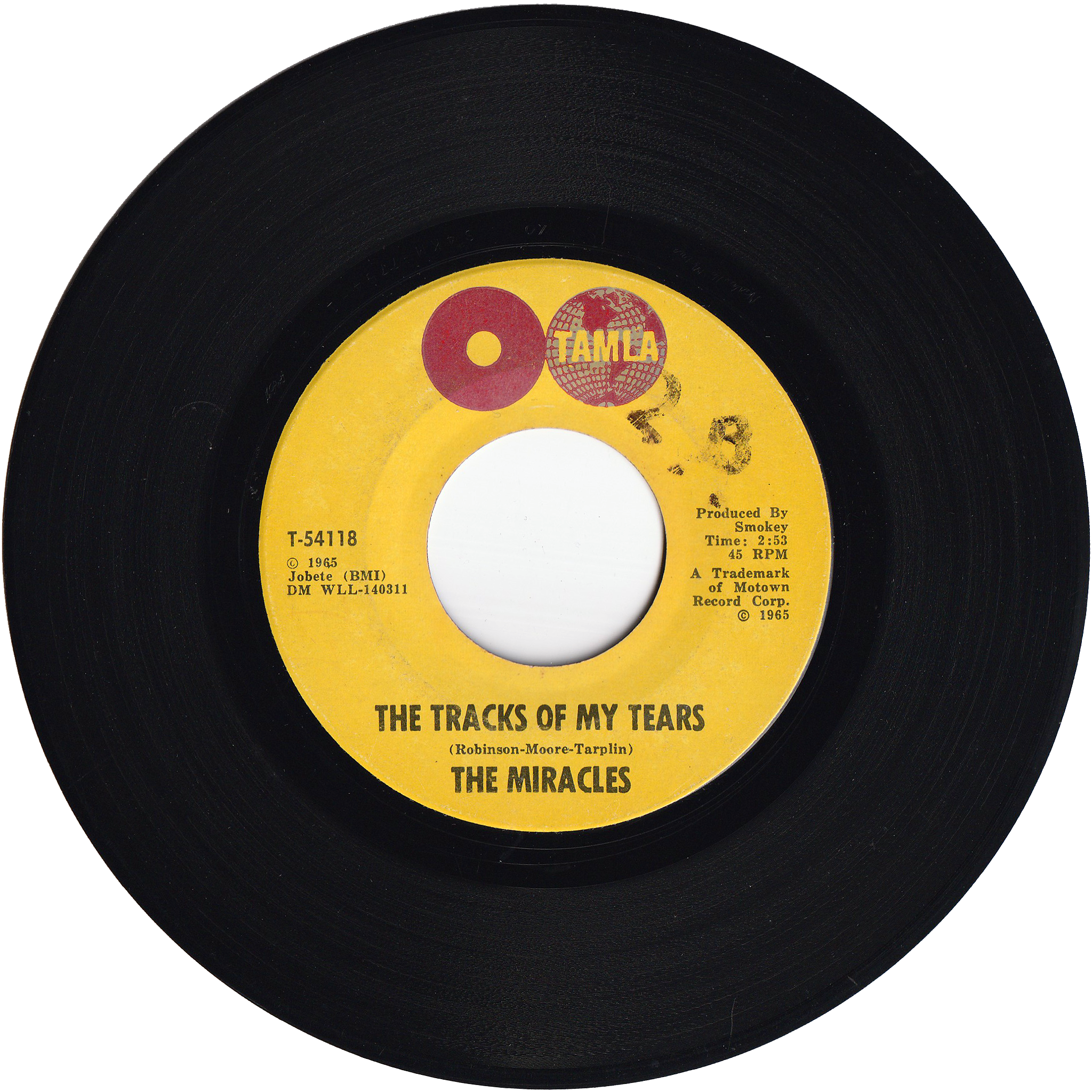 The Miracles - The Tracks Of My Tears / A Fork In The Road – NIGHT