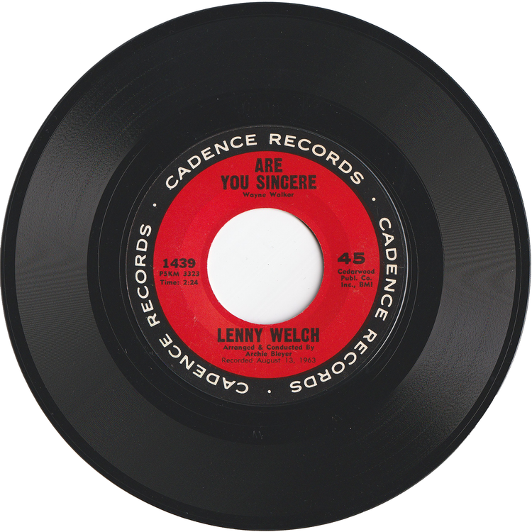 Lenny Welch - Since I Fell For You / Are You Sincere