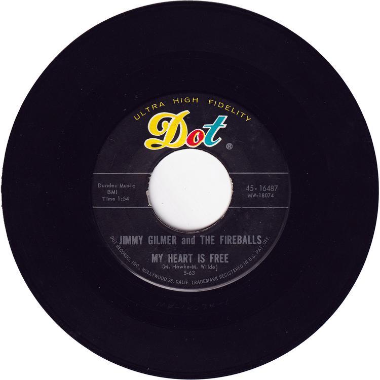 Jimmy Gilmer & The Fireballs - Sugar Shack / My Heart Is Free