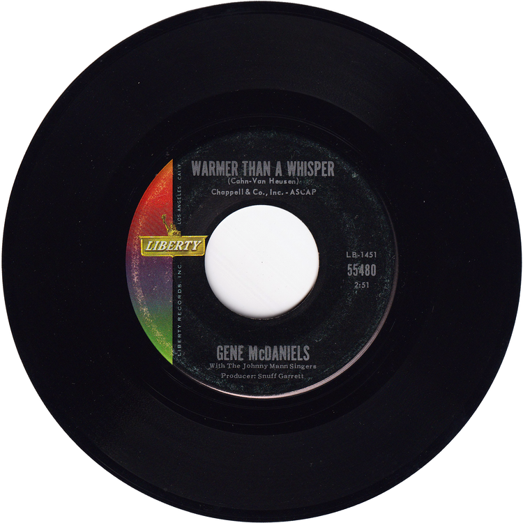 Gene McDaniels - Point Of No Return / Warmer Than A Whisper