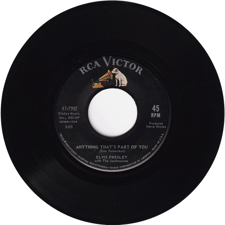 Elvis Presley - Good Luck Charm / Anything That's Part of You
