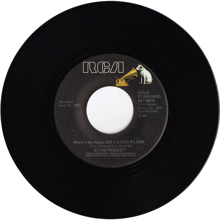 Elvis Presley - Little Sister / His Latest Flame (Re-Issue)