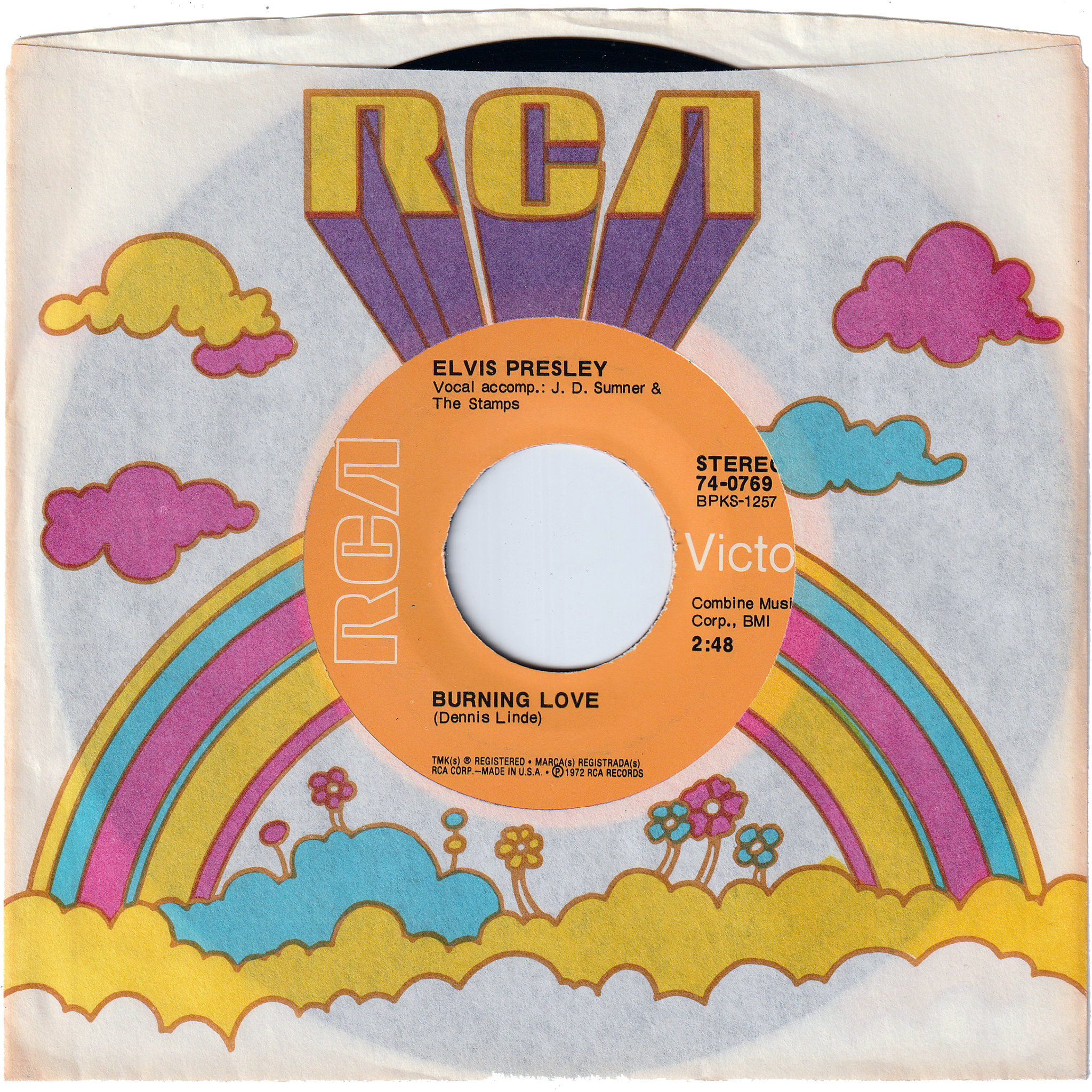 Elvis Presley - Burning Love / It's a Matter Of Time – NIGHT BEAT Elvis Presley - Burning Love / It's a Matter Of Time – NIGHT BEAT