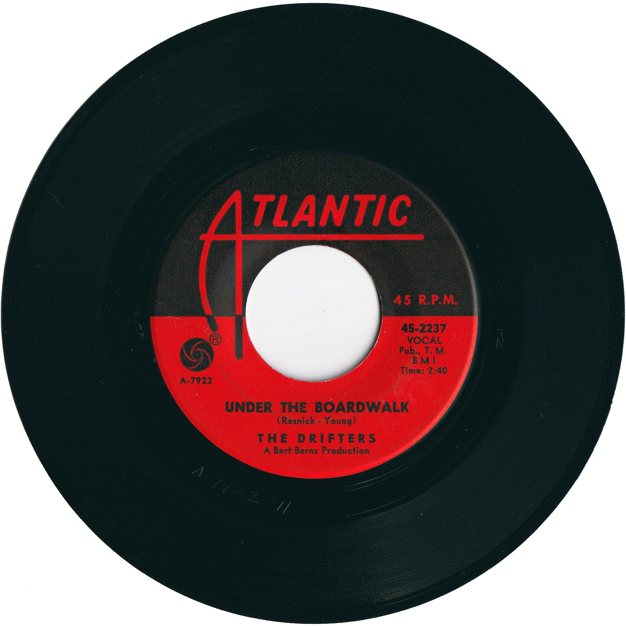 The Drifters - Under The Boardwalk / I Don't Want To Go On Without