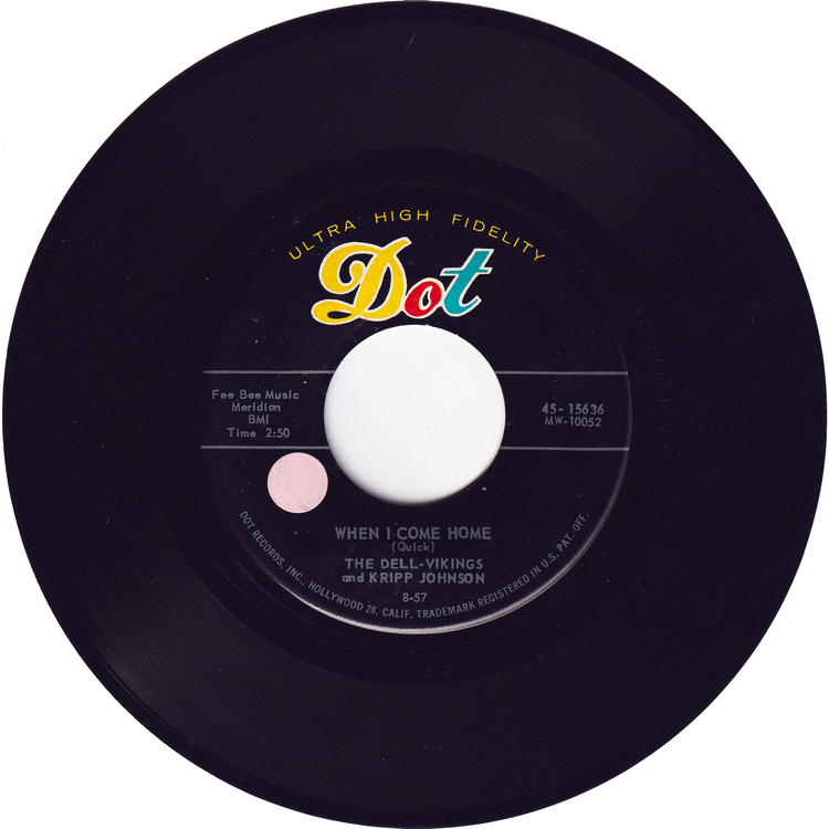 The Del Vikings (Kripp Johnson) - I'm Spinning / When I Come Home