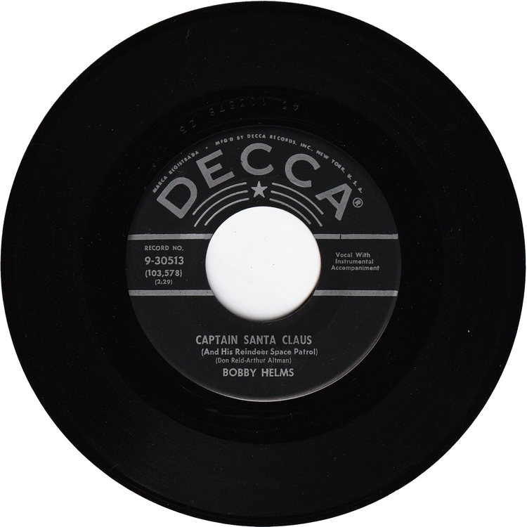 Bobby Helms - Jingle Bell Rock / Captain Santa Claus (And His Reindeer Space Patrol)