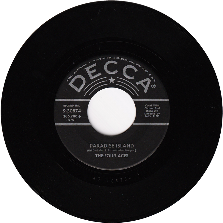 The Four Aces - Ciao Ciao Bambina (Piove) / Paradise Island