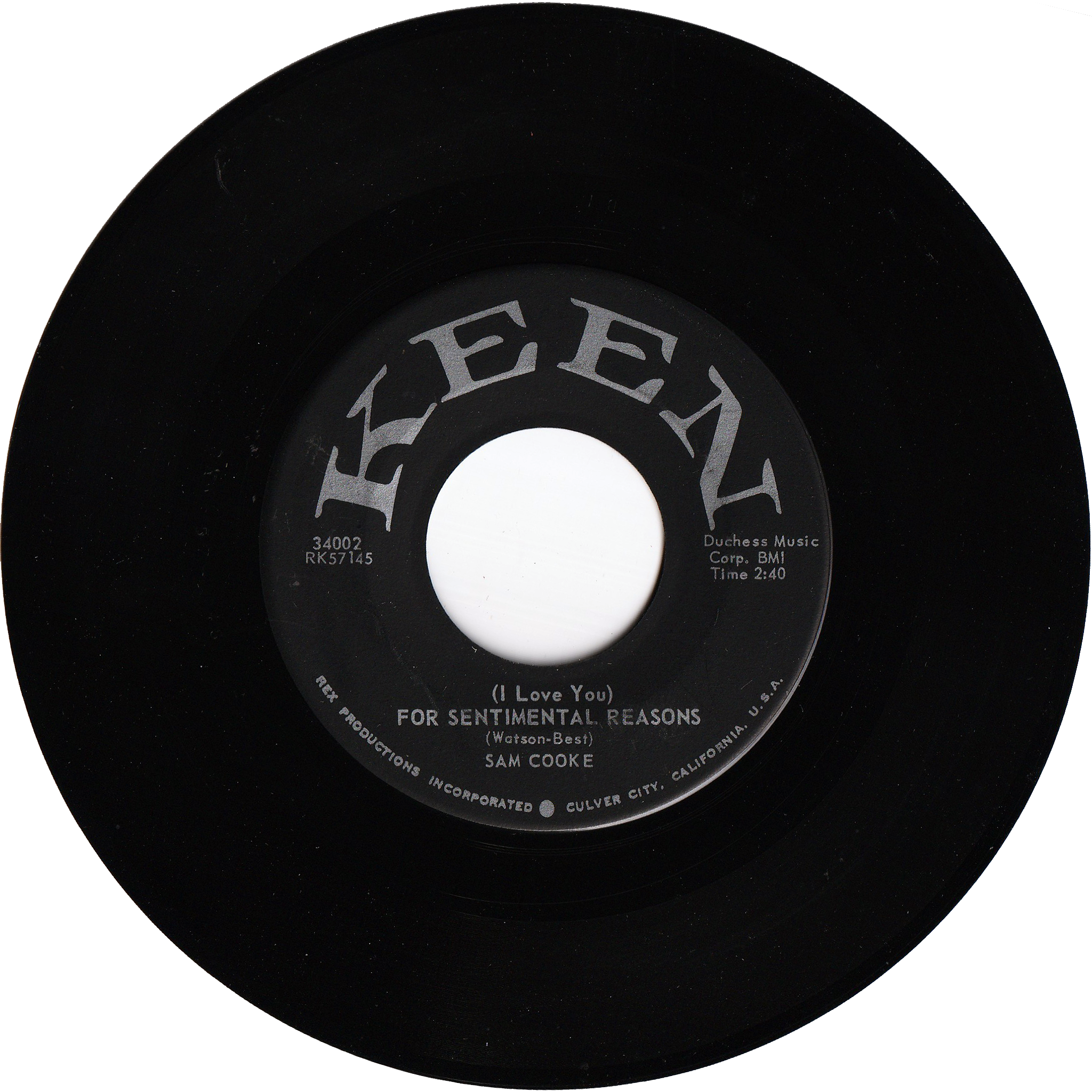 Sam Cooke - (I Love You) For Sentimental Reasons / Desire Me
