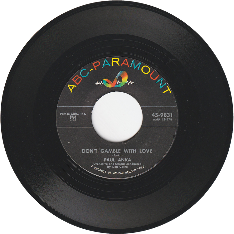 Paul Anka - Diana / Don't Gamble With Love