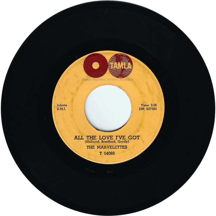 The Marvelettes - Playboy / All The Love I've Got