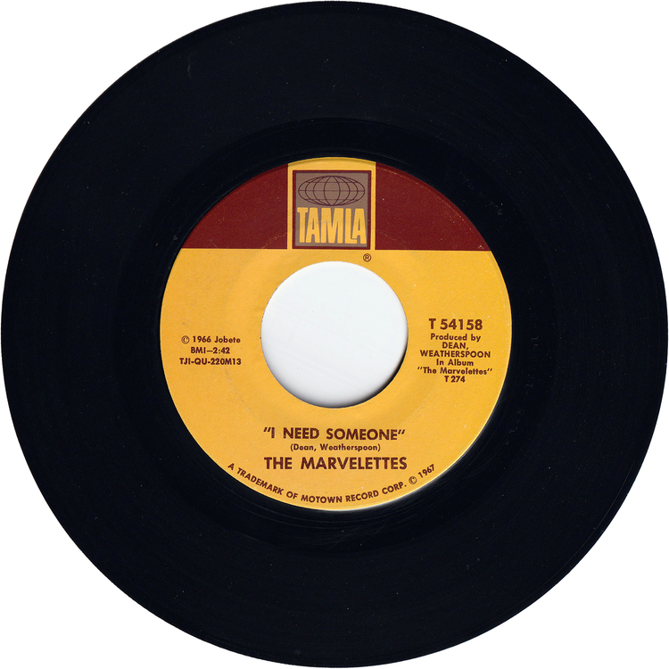The Marvelettes - My Baby Must Be A Magician / I Need Someone