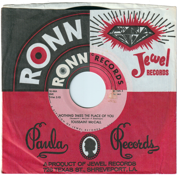 Toussaint McCall - Nothing Takes The Place Of You / Shimmy