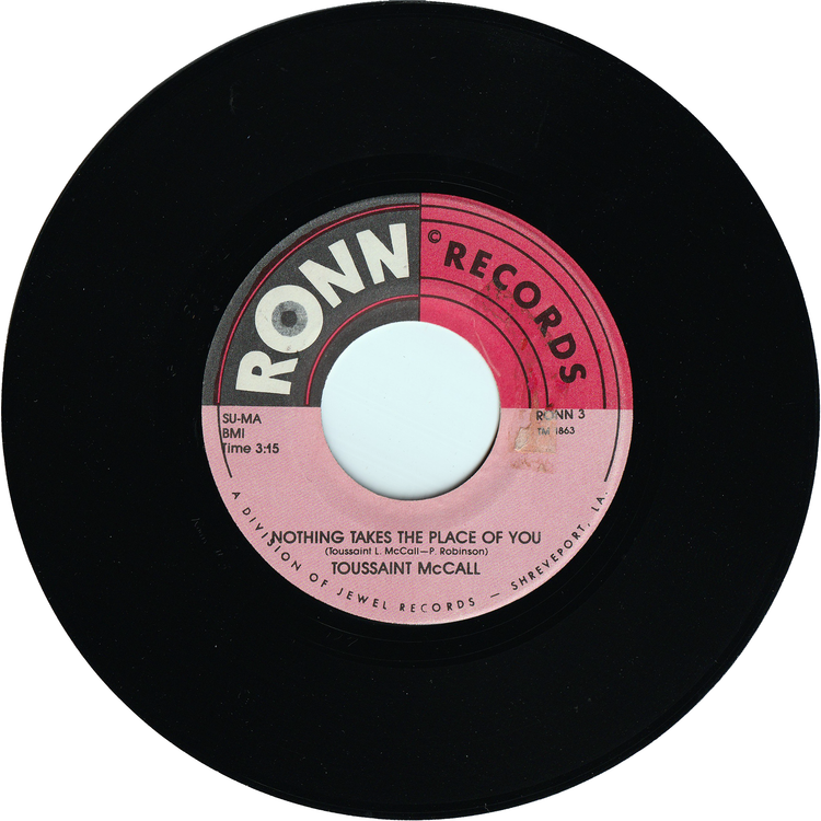 Toussaint McCall - Nothing Takes The Place Of You / Shimmy